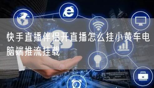 快手直播伴侣开直播怎么挂小黄车电脑端推流挂载