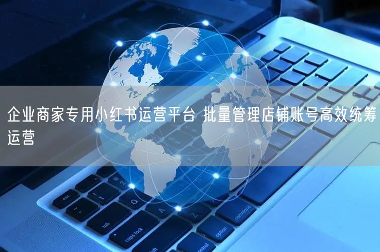 企业商家专用小红书运营平台 批量管理店铺账号高效统筹运营