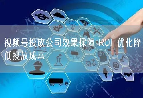 视频号投放公司效果保障 ROI 优化降低投放成本