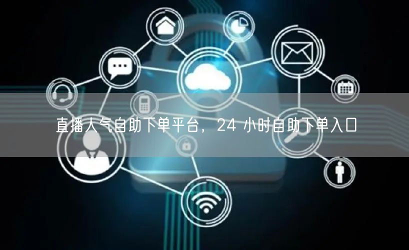 直播人气自助下单平台，24 小时自助下单入口