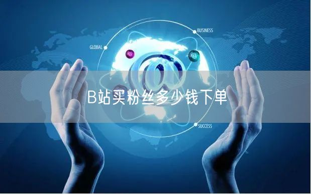 B站买粉丝多少钱下单