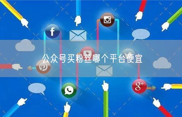 公众号买粉丝哪个平台便宜