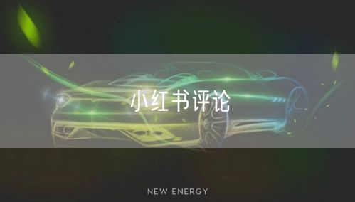 小红书评论