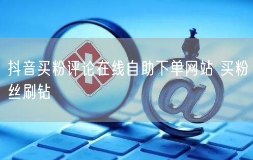 抖音买粉评论在线自助下单网站 买粉丝刷钻