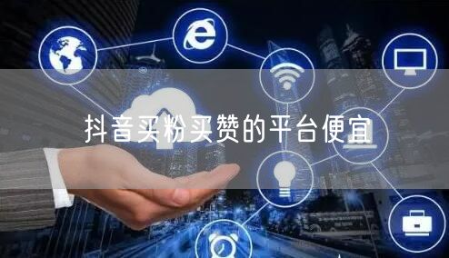 抖音买粉买赞的平台便宜