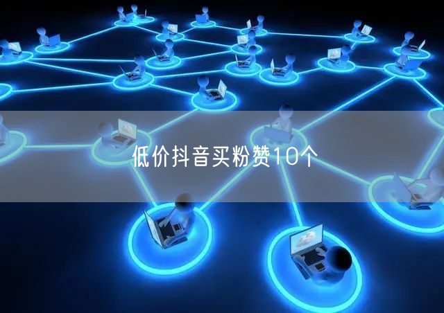 低价抖音买粉赞10个
