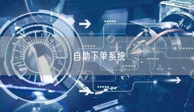 自助下单系统